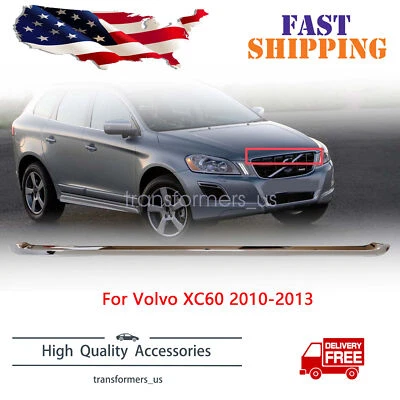 适用于沃尔沃 XC60 2010 - 2013 铬前中格栅罩模塑盖 — 第 1/4 张图片