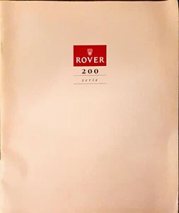 Rover 200 (R8) Large Format Brochure 1990 NL - Picture 1 of 2