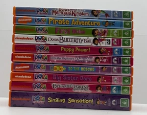 Dora The Explorer 10 DVD Lot Kids Children Collection Tested Working Nickelodeon - Imagen 1 de 12