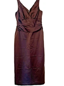 Hermoso Vestido de Novia David's Chocolate Talla 16  - Imagen 1 de 4