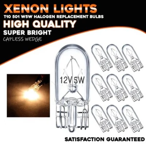 Bombillas de xenón T10 501 luz lateral halógena W5W bombilla de estacionamiento cuña sin tapa coche - Imagen 1 de 8