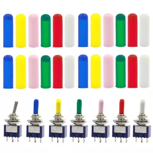 XPT03 150pcs Caps / Covers for Miniature Toggle Switch Covers NEW Mixed Color - Picture 1 of 6