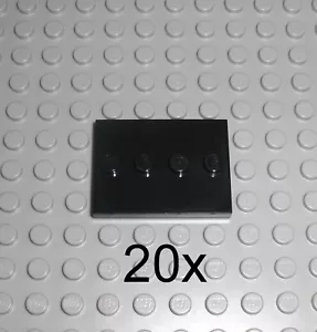 LEGO - 20x Standplatte Minifigur - Fliese 3x4 Minifig Stand Figur Platte 88646 - Bild 1 von 1