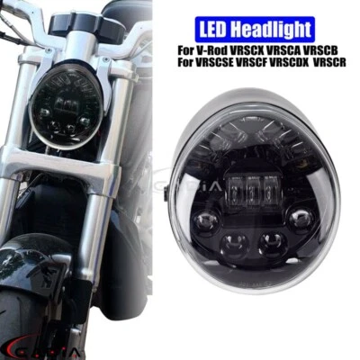 Faro LED y DRL para Harley V-Rod VRSCA VRSCDX Muscle VRSCF Street Rod VRSCR Foto 1 de 4