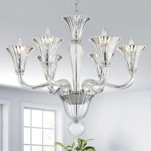 Saint Mossi 6 Light Crystal Chandelier Modern Dining Room Lighting Fixture Cl... - Picture 1 of 7