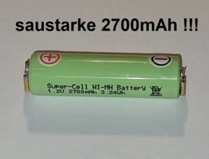 Ersatz-Akku -Spezial- für Wahl Super Trimmer Type 1592B --Neuheit mit 2700mAh-- - Bild 1 von 1