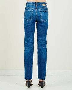 $260 NUEVO CON ETIQUETAS CQY CANDID IN SHORE LAVADO TIRO ALTO DELGADO PARA MUJER 29 X 32 JEAN ELÁSTICO EE. UU. - Imagen 1 de 16