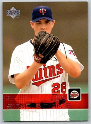 2003 UPPER DECK BRENT HOARD RC MINNESOTA TWINS #518 - Image 1 of 2