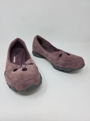 Skechers Womens 6.5 Purple Relaxed Fit Air Cooled Memory Foam Slip On Sneakers - Image 1 of 4