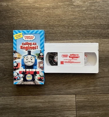 Thomas & Friends - Calling All Engines VHS Tape 2005 Rare White Tape  — 第 1/4 张图片