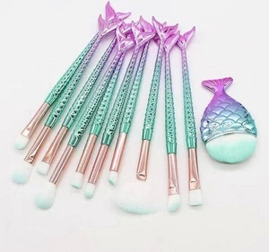 Makeup Brush Set 11Pcs Eye Makeup Brushes Eyeshadow Concealer Eyeliner Brow B... - Picture 1 of 9