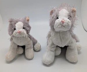 Ganz Webkinz and Lil Kinz Grey Cat - HM015 & HS015 - Plush Toy NO CODE Flaw - Picture 1 of 24