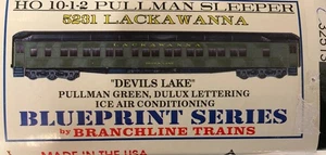 LACKAWANNA - "Devils Lake" 10-1-12 Pullman Sleeper - Bauplan Serie 5231 HO - Bild 1 von 3