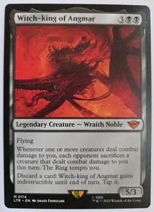 Witch-king of Angmar #114 Lord of the Rings LTR Mythic Rare NM MTG - Picture 1 of 2