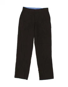 DOCKERS Boys Straight Casual Trousers 13-14 Years W26 L27 Black Polyester AT08 - Picture 1 of 4