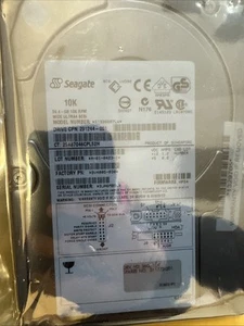 Seagate ST336607LC 36G 10K 80-pin 3.5" U320 SCSI hard drive - Afbeelding 1 van 2