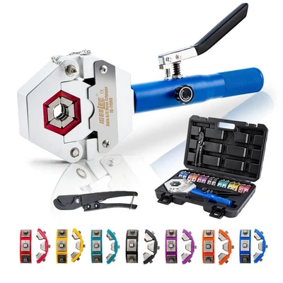 Hydraulic Hose Crimper AC Crimping Tool for Barbed & Beaded Hose Fittings | 7... - Image 1 of 4