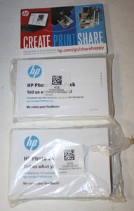 Nuevo Papel Fotográfico Avanzado HP 4x6 Sellado 200+ Hojas Imprimibles Nuevo de Lote Antiguo - Imagen 1 de 3