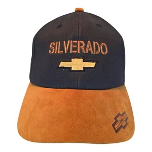 Vintage Chevrolet Silverado Hat Cap The Truck Suede Adjustable Made In The USA - Picture 1 of 15