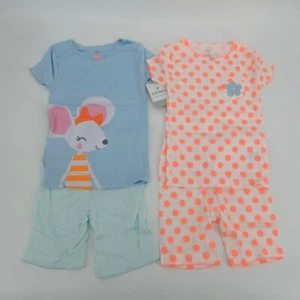 Carter girls 4 piece pajama sleepwear set Size 4 NWT $40 - Picture 1 of 9