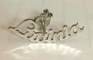 MONO ORECCHINO ARGENTO 925 LAVINIA SINGOLO CON NOME - Imagen 1 de 1