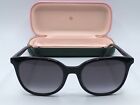 Kate Spade Andria/S Women&#39;s Black Frame Grey Shaded Lens Oval Sunglasses 51MM