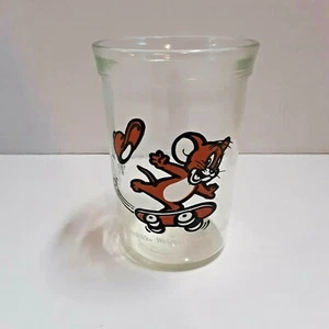 Welch's Tom & Jerry Jelly Drinking Glass 4" Tall 1990 Turner Entertainment Co - Picture 1 of 7