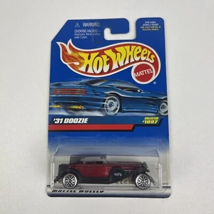 1998 Vintage Hot Wheels Collector 1097 31 Doozie Red Black Roof Fenders w Lace - Picture 1 of 6