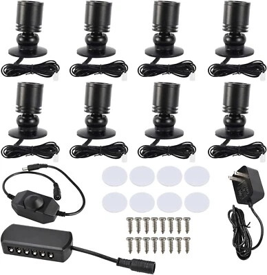 YaeCCC 8PC Dimmable Mini Spotlight Small LED Light Jewelry Showcase Display Lamp - Image 1 of 4