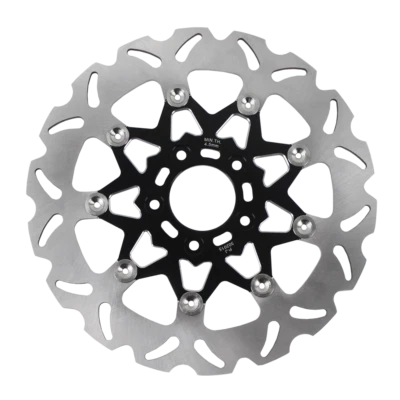 11.5" Black Floating Front Brake Rotor for Harley Softail Dyna Touring Sportster - Image 1 of 4