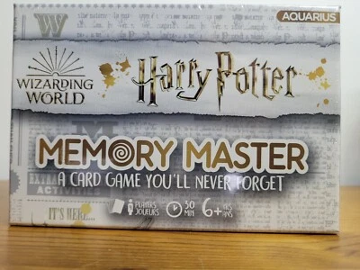 Harry Potter Memory Master A Card Game You'll Never Forget- New & Sealed Ages 6+ - Image 1 of 4