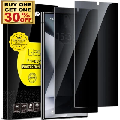 YUCOSTREE For Samsung Galaxy S25 S24 Plus Ultra Privacy Anti-Spy Tempered Screen Protector