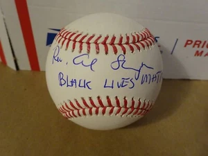 Autographed Rev Al Sharpton Signed Baseball Black Lives Matter - Beckett BAS COA - Picture 1 of 11