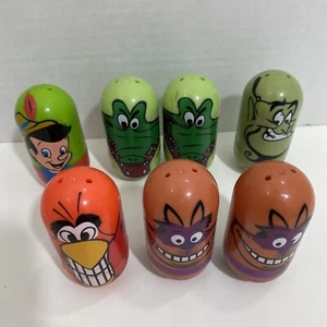 Kelloggs Disney Parks 2005-2006 3" Tall Weebler Wobbler Bean Beanz set of 6 - Picture 1 of 12
