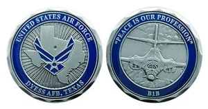 DYESS AIR FORCE BASE TEXAS B-1B 1.75" CHALLENGE COIN - Picture 1 of 1