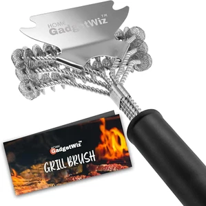 Grill Brush Bristle Free & Scraper - Safe BBQ Brush for Grill - Non Wire Stainle - Picture 1 of 4