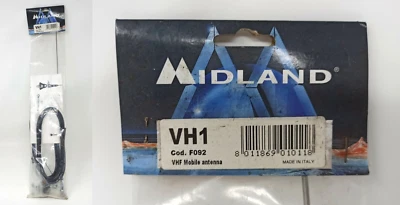 Antenna Midland VH1 per vhf uhf per camion e auto mod F092 radio cb transceiver Foto 1 de 4