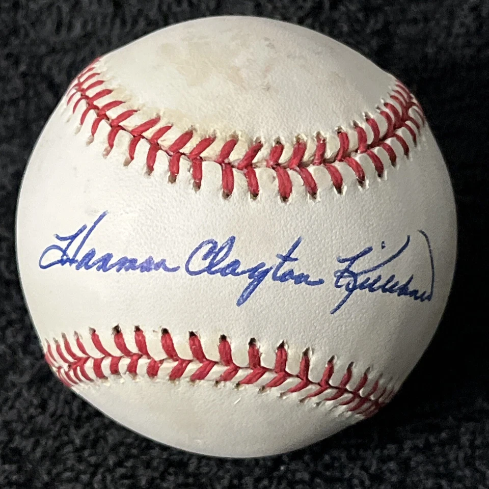 Harmon Clayton Killebrew Full Name  SIGNED AUTO Vintage OAL Baseball BECKETT COA - Image 1 of 3
