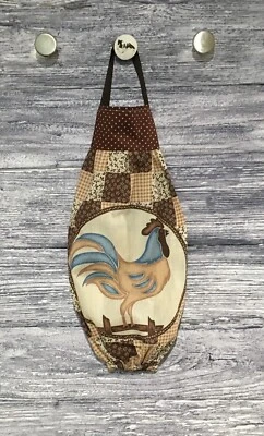 Bolsa de plástico para comestibles trapo calcetín soporte gallo plantilla calicó muestreador retazos Foto 1 de 3