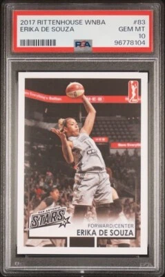 2017 Rittenhouse WNBA Erika De Souza PSA 10 - Image 1 of 2