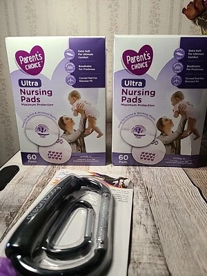 120Parents Choice Ultra Nursing Pads Extra Soft Curved Breathable Max Protection - Image 1 of 4