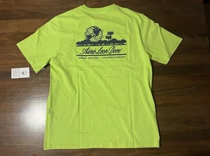 Aime Leon Dore ALD/New York Mets Unisphere Green Tee Acid Lime T-Shirt Size XL - Picture 1 of 9
