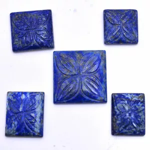 259 Cts Natural Lapis Lazuli Untreated Gold Pyrite Hand Carving Huge Gemstones - Picture 1 of 2
