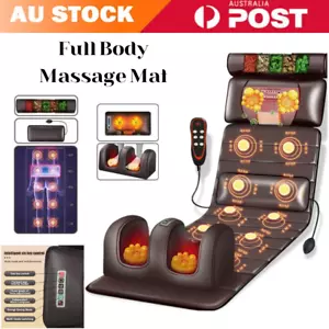 Massage Mat with Heat 10Vibrating Nodes Full Body Massage Mat For Neck Back 2025 - Picture 1 of 13