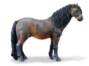 ANIMALI COLLECTA PONY DARTMOOR DARK BAY 88241 CAVALLO - Imagen 1 de 1