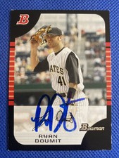 2005 Bowman Ryan Doumit #BDP8 Auto Signed Autograph Pirates 