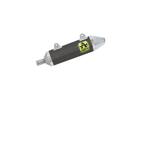 SILENCIOSO ARROW PARA APRILIA RX / SX 125 2018 > 2019 THUNDER ALUMINIO DARK INOX - Imagen 1 de 3
