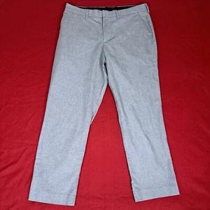 Pantalones de vestir J Crew Bedford para hombre 36x32 (36x29) gris chino calce recto adulto - Imagen 1 de 8