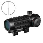 Tactical Optic Riflescope 3X28 Green Red Dot Cross Sight Scope Fit 11/20mm Rail