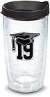Tervis Cap 2019 Insulated Tumbler With Emblem And Lid, 16 Oz - Tritan, Clear